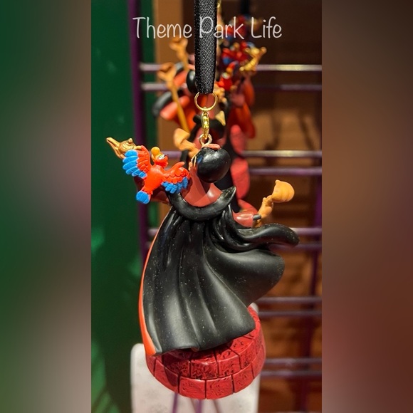 Disney Parks Sketchbook Aladdin Jafar Iago Christmas Ornament NEW - Picture 2 of 2